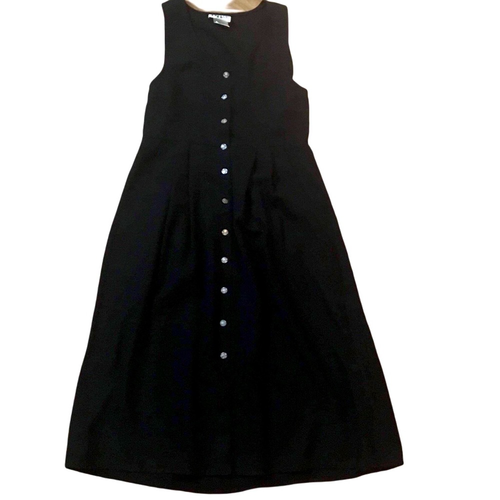 Vintage Bantry Bay petite button front maxi dress